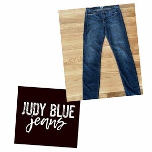 Judy Blue Dark Wash Straight Leg Jeans Size 3/26 Stretchy
